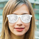 Disco Ball Party Retro Sunglasses<br><div class="desc">A pair of retro style sunglasses featuring a disco ball design! Perfect for a 1970s theme party or disco bachelorette.</div>