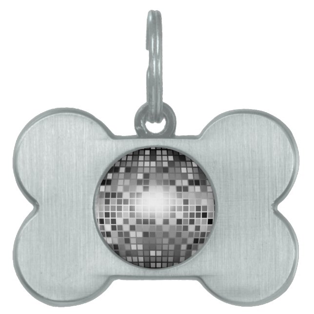 DISCO BALL PET TAG (Front)
