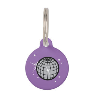 Disco Ball Pet Tag