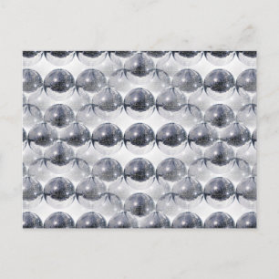 disco ball postcard