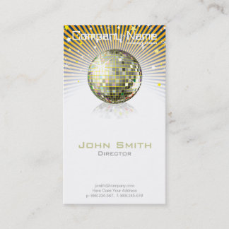 Disco Ball Profile Card