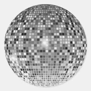 Disco Ball Retro Sticker - Cool Vintage Vibes