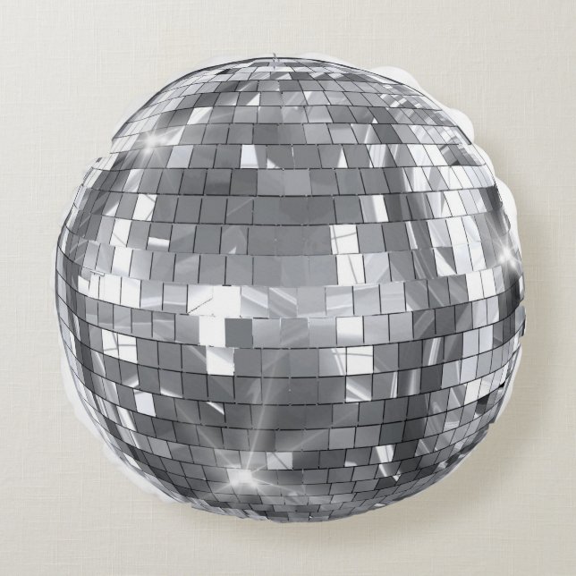 Disco Ball Round Cushion (Front)