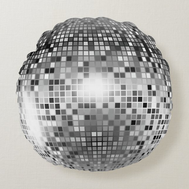 Disco Ball Round Cushion (Front)