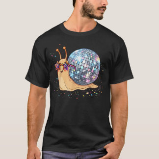 Disco Ball Snail T-Shirt