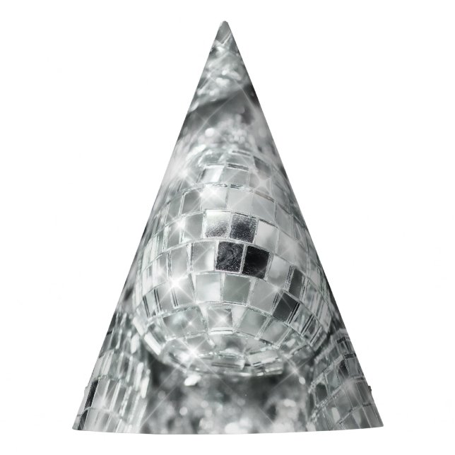 Disco Balls Glam #1 #retro #wall #art Party Hat (Front)