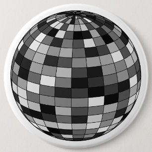 Disco beats 6 cm round badge
