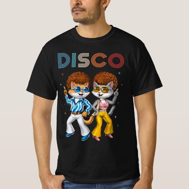 Disco Cats T-Shirt (Front)