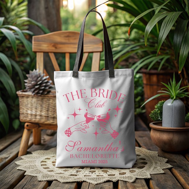 Disco Cheers Bride Club  Tote Bag (Creator Uploaded)