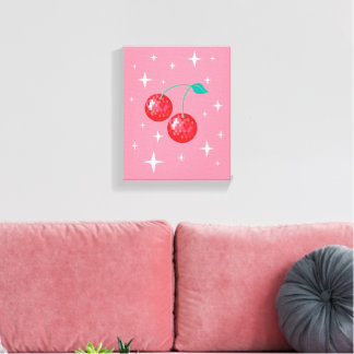Disco Cherry 2 Canvas Print