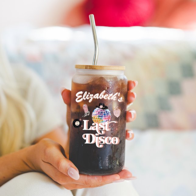 Disco Cowgirl Nashville Pink Rodeo | Bachelorette Can Glass (Creator Uploaded)