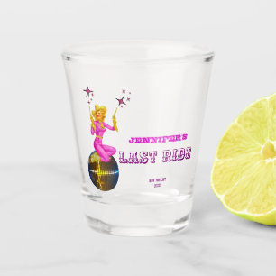 Disco Cowgirl retro Bachelorette Party Shot Glass