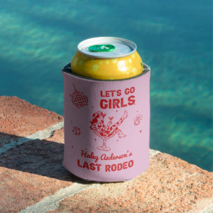 Disco Cowgirl Rodeo Bachelorette Weekend Can Cooler
