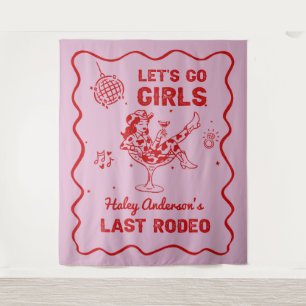 Disco Cowgirl Rodeo Bachelorette Weekend Tapestry