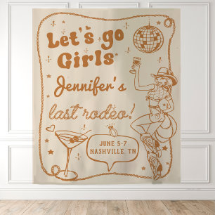 Disco Cowgirl Rodeo Bachelorette Weekend Tapestry