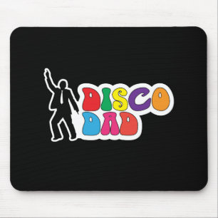 Disco Dad - Funny Father's Day Mouse Mat