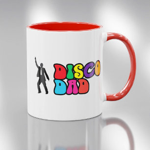 Disco Dad Mug  - A Colourful Fathers Day Gift