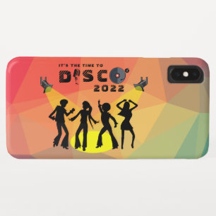 Disco dance floor retro multicolor celebration iPhone XS max case