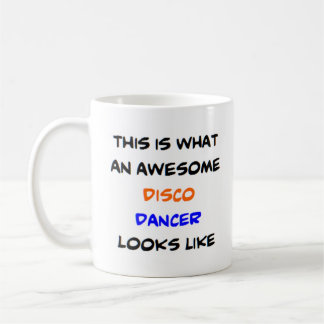 disco dancer, awesome coffee mug
