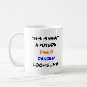 disco dancer, future coffee mug