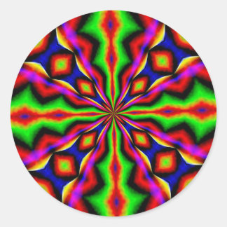 Disco Dancing Classic Round Sticker