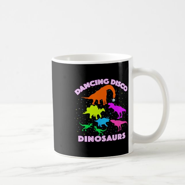 Disco Dancing Dinosaurs Prove Awesome Teacher Pres Coffee Mug (Right)