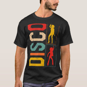 Disco Dancing King Queen Vintage Retro 70's Disco  T-Shirt