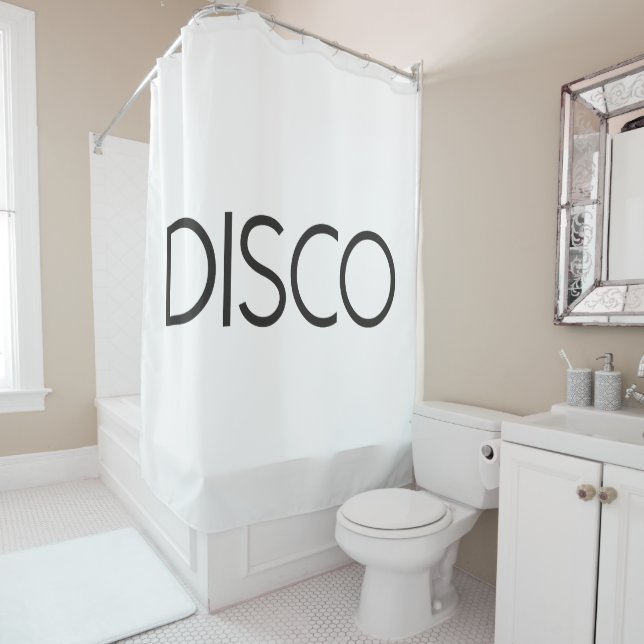 DISCO Dancing Shower Curtain (In Situ)