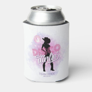 Disco Darlin' Bachelorette Team Bride ID928 Can Cooler
