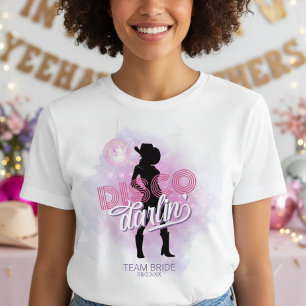 Disco Darlin' Bachelorette Team Bride ID928  T-Shirt
