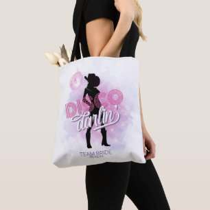 Disco Darlin' Bachelorette Team Bride ID928  Tote Bag