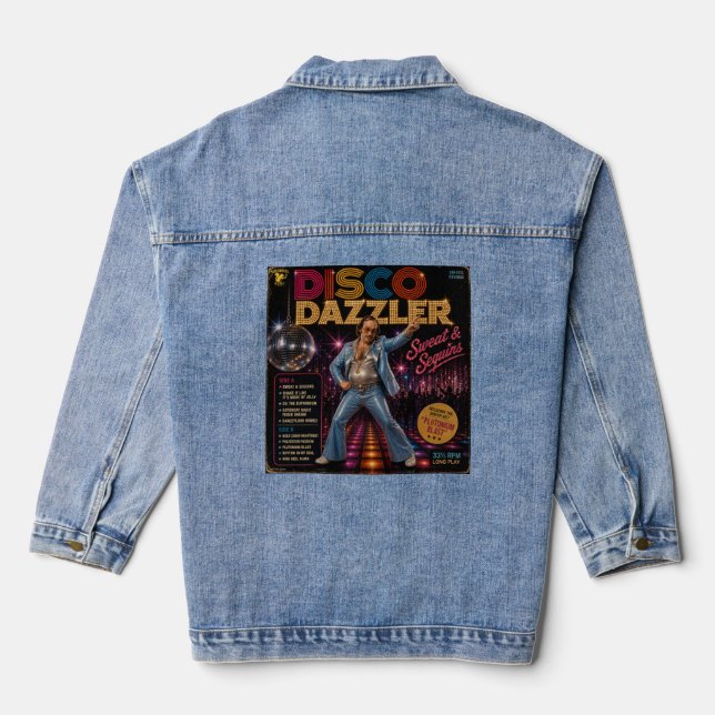 Disco Dazzler Album Denim Jacket (Back)