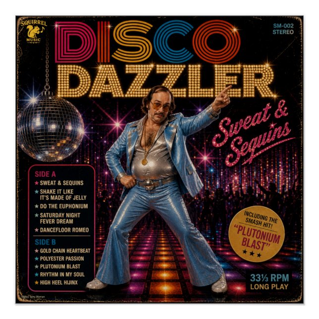 Disco Dazzler Album Poster (Front)
