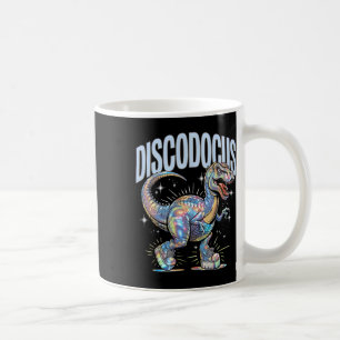 Disco Dinosaur Diplodocus 70s Dino Dancing Funny D Coffee Mug