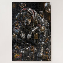 Disco Dog & Mini Me Crew Jigsaw Puzzle