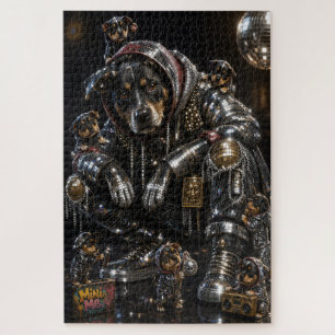Disco Dog & Mini Me Crew Jigsaw Puzzle