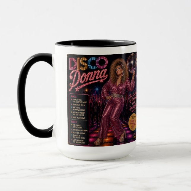 Disco Donna & Disco Dazzler Mug (Left)