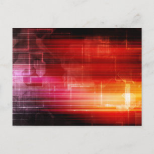 Disco Electronic Music Techno Party Background Art Invitation Postcard