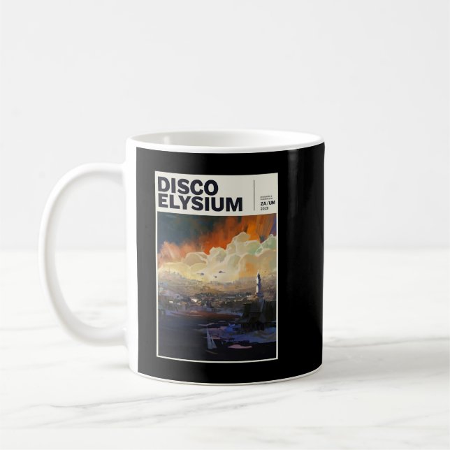 Disco Elysium Essential T Shirt Coffee Mug (Left)