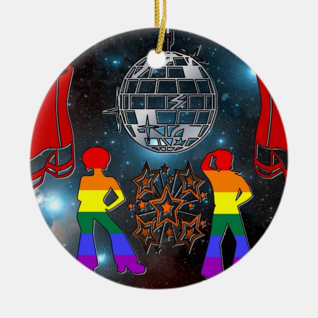 Disco Fever Ornament (Front)