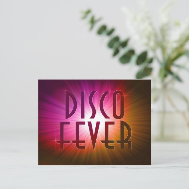 Disco Fever Postcard (Standing Front)