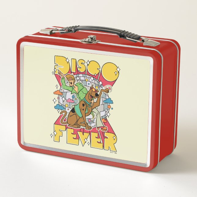 Disco Fever with Scooby and Shaggy Metal Lunch Box (Front)