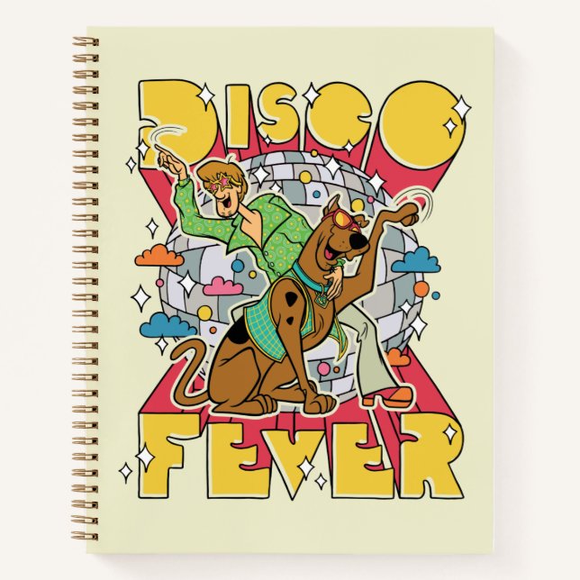 Disco Fever with Scooby and Shaggy Notebook (Front)