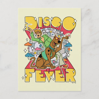 Disco Fever with Scooby and Shaggy Postcard