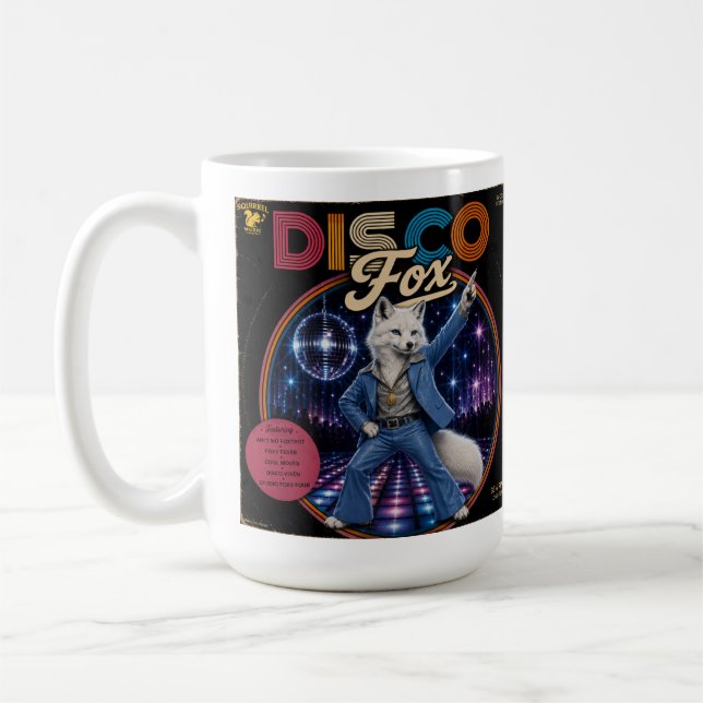 Disco Fox Duo Coffee Mug (Left)