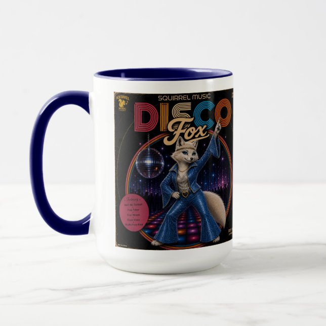 Disco Fox Duo Mug (Left)