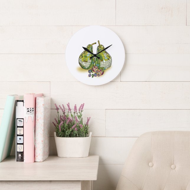 Disco Fruit Wall Clock (Reading Room)