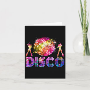 Disco Funny 70s Vintage Retro Theme Dancing Queen Card