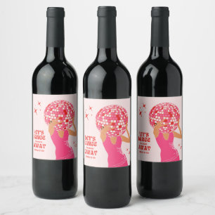 Disco Girl Wine Label