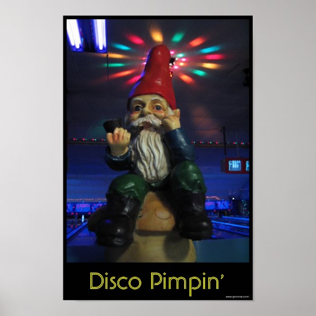 Disco Gnome Poster (Front)